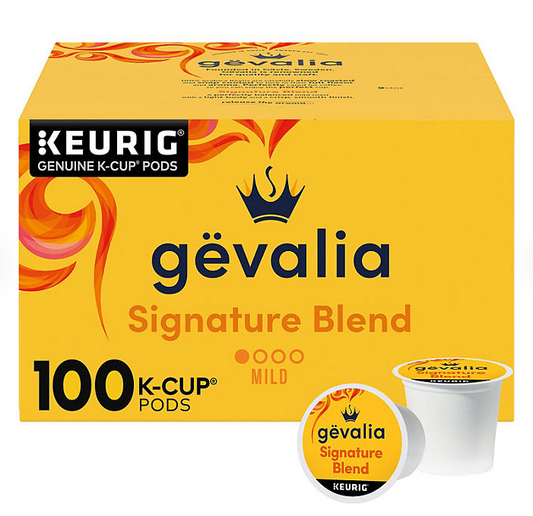 Gevalia Mild Roast K-Cup Coffee Pods, Signature Blend (100 ct.)