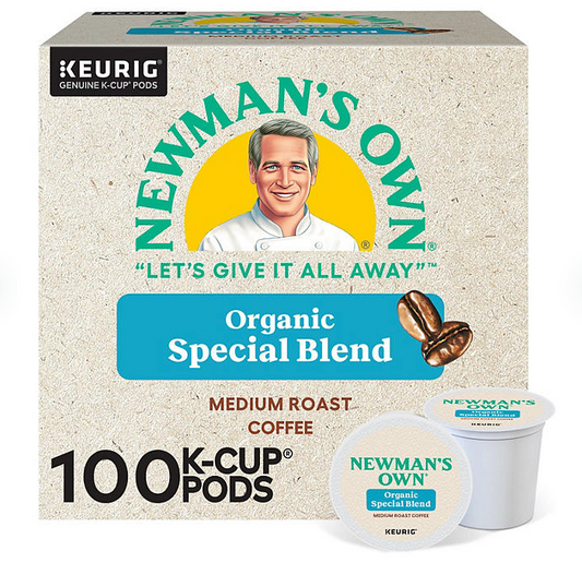 Newman's Own Organics K-Cup Coffee Pods, Special Blend (100 ct.)