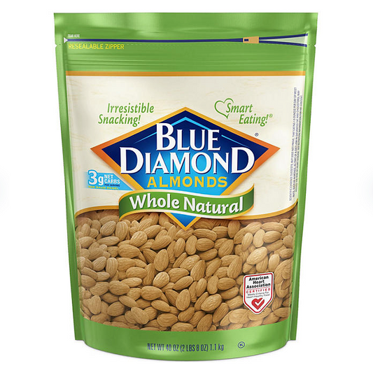 Blue Diamond Whole Natural Almonds (40 oz.)