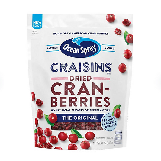 Ocean Spray Craisins Dried Cranberries Original (48 oz.)