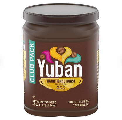 Yuban Traditional Roast Medium Roast Ground Coffee 48 oz.