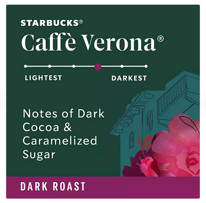 Starbucks Caffe Verona Ground Coffee, Dark Roast 40 oz.