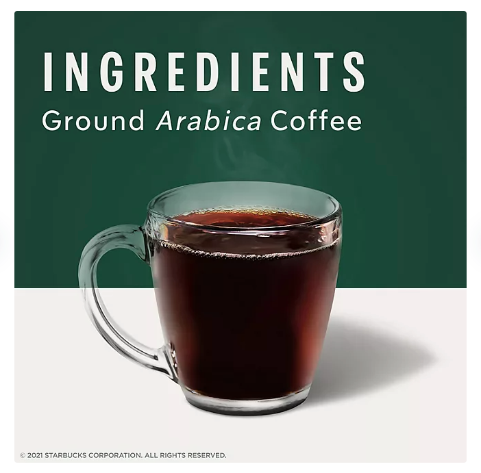 Starbucks Caffe Verona Ground Coffee, Dark Roast 40 oz.