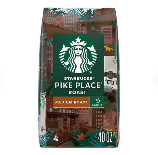 Starbucks Pike Place Medium Roast Ground Coffee 40 oz.