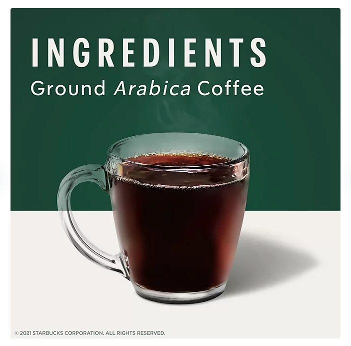 Starbucks Dark French Roast Ground Coffee 40 oz.