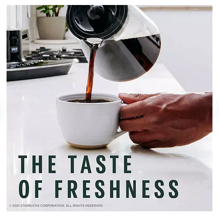 Starbucks Dark French Roast Ground Coffee 40 oz.