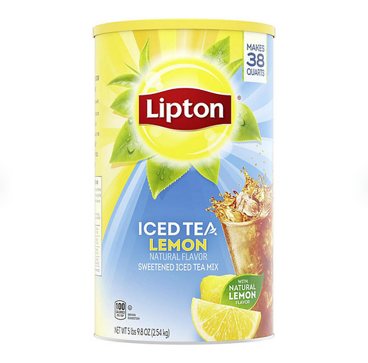 Lipton Sweetened Iced Tea Mix, Lemon, 89.8 oz.