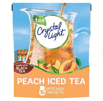 Crystal Light Peach Iced Tea Powdered Drink Mix 4.55 oz.