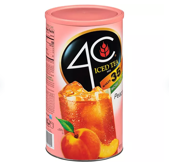 4C 35 QT Peach Iced Tea Mix (82.6 oz.)