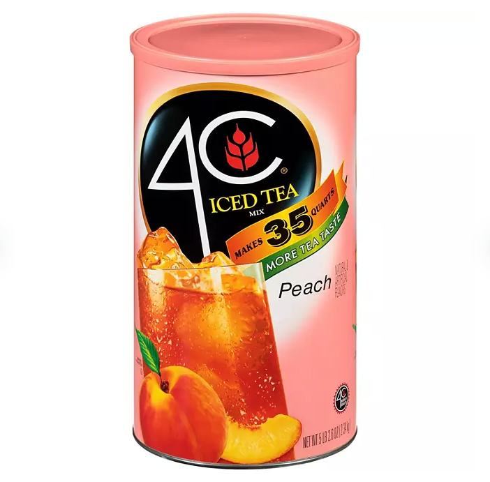 4C 35 QT Peach Iced Tea Mix (82.6 oz.)