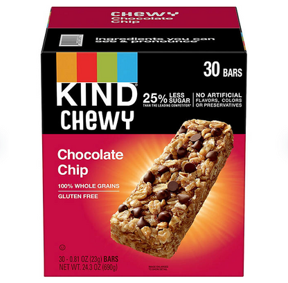 KIND Kids Chewy Chocolate Chip Granola Bars 30 ct.