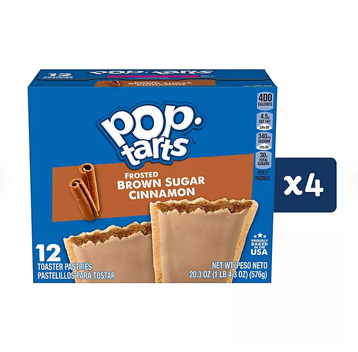 Pop-Tarts, Frosted Brown Sugar Cinnamon (48 ct.)