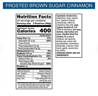 Pop-Tarts, Frosted Brown Sugar Cinnamon (48 ct.)