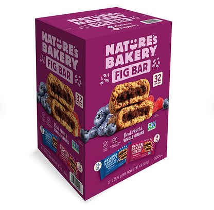 Nature's Bakery Blueberry and Raspberry Variety Fig Bars (2 oz., 32 ct.)