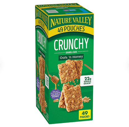 Nature Valley Oats 'n Honey Crunchy Granola Bars 49 ct.