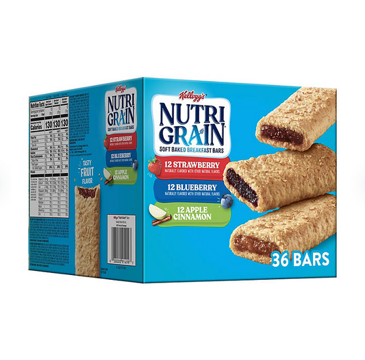 Nutri-Grain Bars Variety Pack, 1.3 oz., 36 pk.