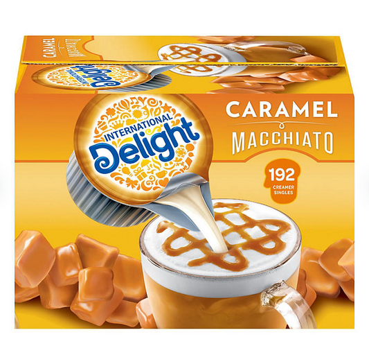 International Delight Caramel Macchiato Coffee Creamer Singles 192 ct.