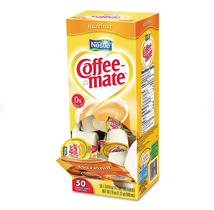 Coffee-mate Liquid Creamer Singles, Hazelnut (200 ct.)