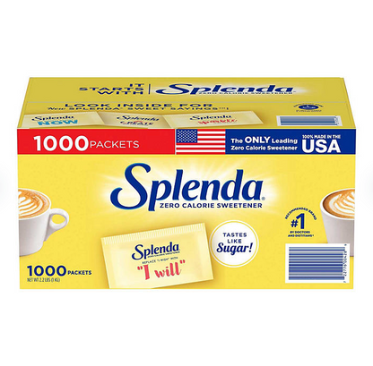 Splenda Zero Calorie Sweetener Packets 1,000 ct.