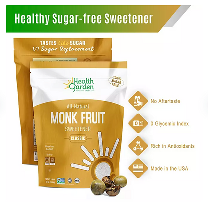 Health Garden Monk Fruit Sweetener 1 lb.