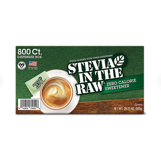 Stevia In The Raw Plant-Based Zero Calorie Sweetener Packets 800 ct.