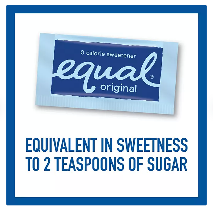 Equal Zero Calorie Sweetener 1,000 ct.