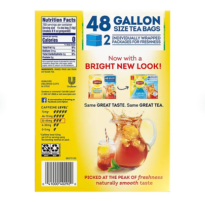 Lipton Iced Tea, Gallon Size Tea Bags (48 ct.)