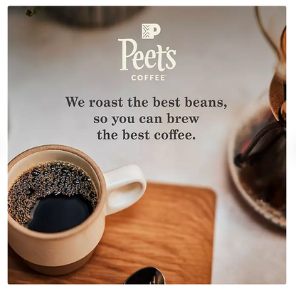 Peet's Coffee Ground Dark Roast, House Blend 32 oz.