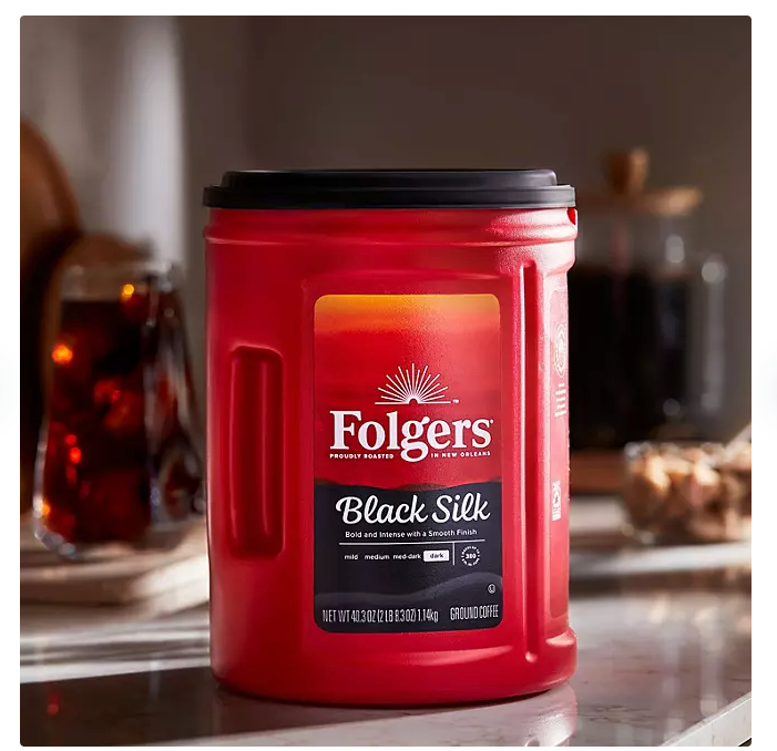 Folgers® Black Silk Dark Roast Ground Coffee, 24.2 oz - Foods Co Folgers® Black Silk Dark Roast Ground Coffee, 24.2 oz - Foods Co