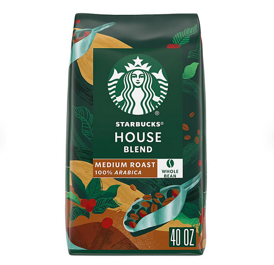 Starbucks House Blend Whole Bean Coffee (40 oz.)