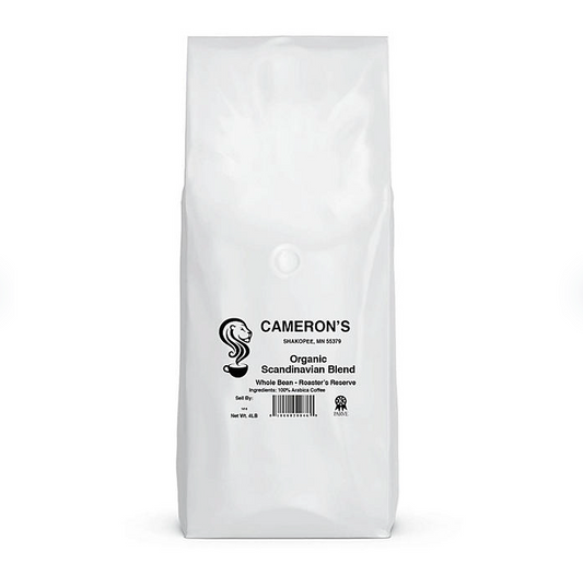 Cameron's Organic Whole Bean Coffee, Scandinavian Blend 64 oz.