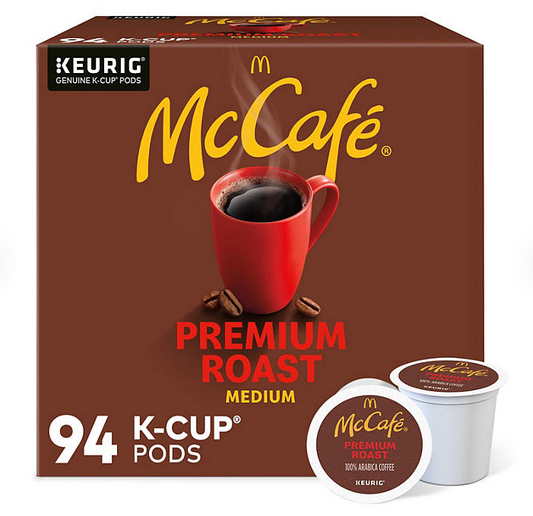 McCafe Dark Roast K-Cup Coffee Pods, French, 94 ct.