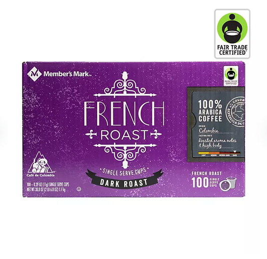 Member's Mark Single Serve Coffee Cups, French Roast (100 ct.)