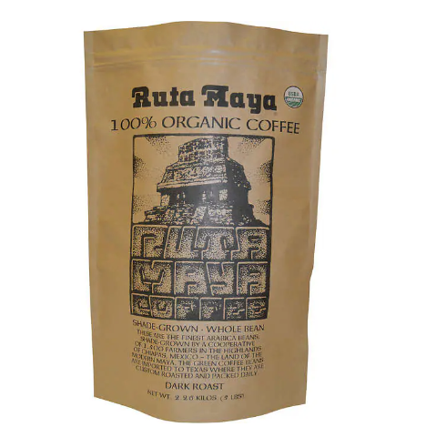 Ruta Maya Organic Dark Roast Coffee, 5 lbs