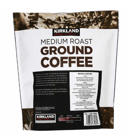 Kirkland Signature Medium Roast Coffee, 40 oz.