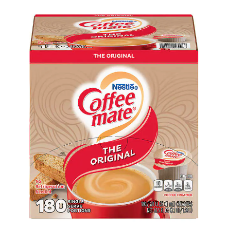 Nestlé Coffee-mate Liquid Creamer, Original, 180-count