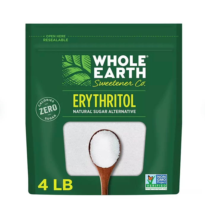 WHOLE EARTH 100% Erythritol Zero Calorie Sweetener (4 lbs.)