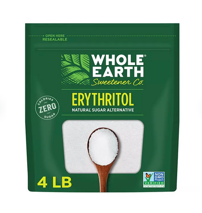 WHOLE EARTH 100% Erythritol Zero Calorie Sweetener (4 lbs.)