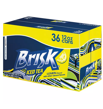 Lipton Brisk Lemon Iced Tea (12 oz., 36 pk.)