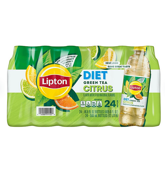 Lipton Diet Green Tea Citrus Iced Tea (16.9 oz., 24 pk)