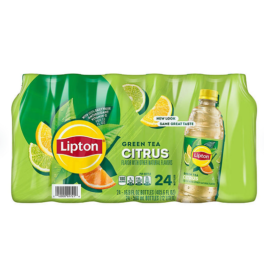 Lipton Green Tea Citrus Iced Tea (16.9 fl. oz. bottles, 24 pk.)