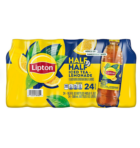 Lipton Half and Half Iced Tea and Lemonade (16.9 oz., 24 pk.)