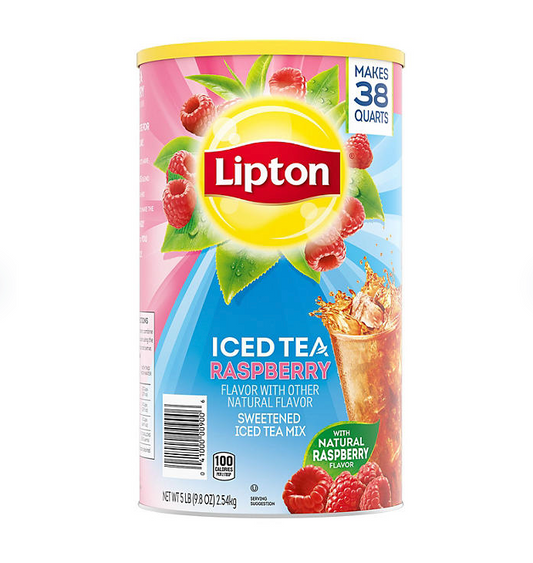 Lipton Sweetened Ice Tea Mix, Raspberry (89.8 oz.)