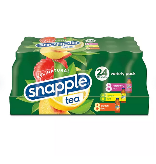 Snapple Tea Variety Pack (20 fl. oz. bottles, 24 pk.)