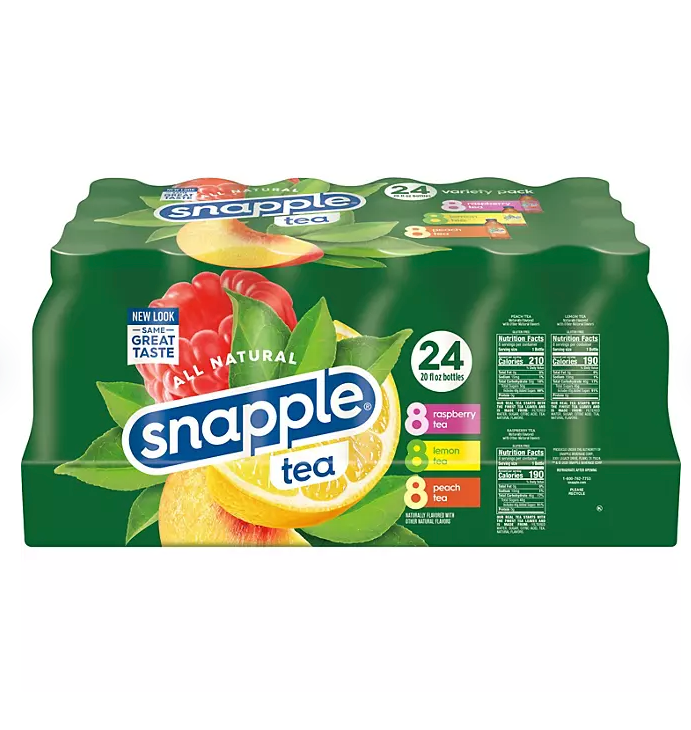 Snapple Tea Variety Pack (20 fl. oz. bottles, 24 pk.)