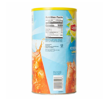 Lipton, Iced Tea Mix, Lemon, 5 lbs