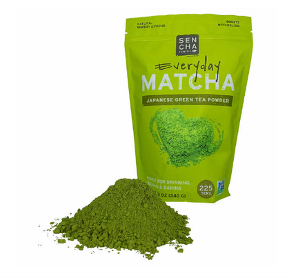 Sencha Naturals Everyday Matcha Green Tea Powder, 3-pack