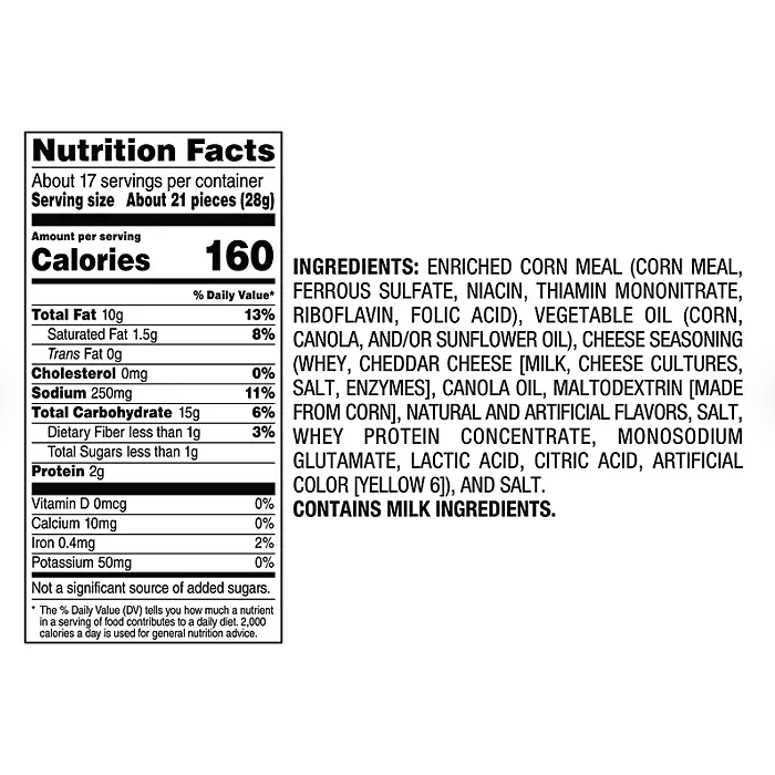 Cheetos Crunchy Cheddar Cheese Snacks (17.37 oz.)