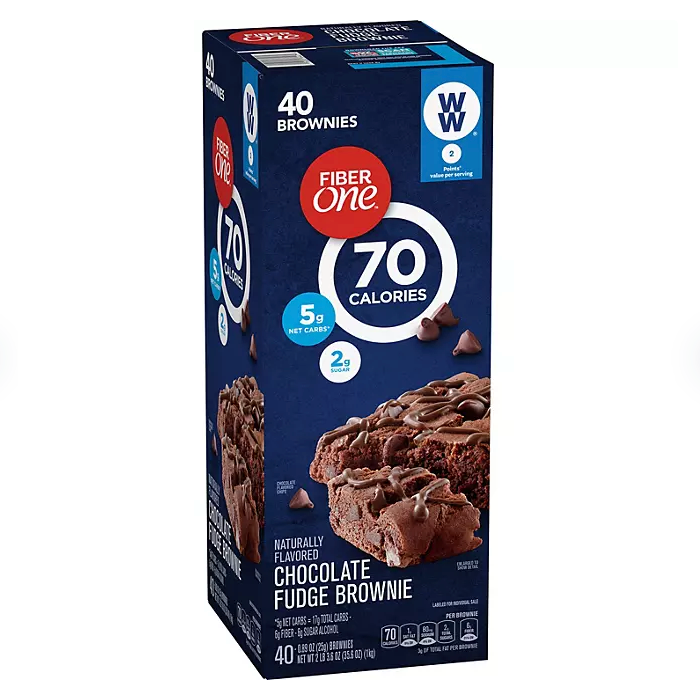 Fiber One Chocolate Fudge Brownies (.89 oz., 40 pk.)