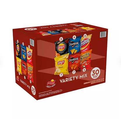 Frito-Lay Big Grab Mix Variety Pack Chips and Snacks (30 ct.)